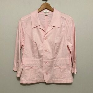 Christopher & Banks Light Pink Blazer, Women’s Size Large